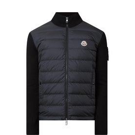 Felt Logo Padded Zip Sweatshirt