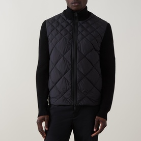 Quilted Zip Cardigan