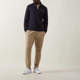 Logo Half-Zip Sweatshirt