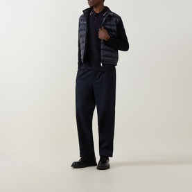 Tricolour Trim Logo Badge Polo Shirt