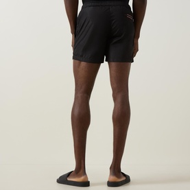 Logo Badge Drawstring Swim Shorts