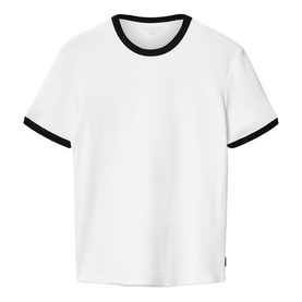 Austin Contrast Trim Logo T-Shirt