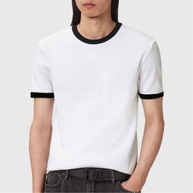 Austin Contrast Trim Logo T-Shirt