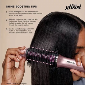 Glossi Hot Tool + Air Glosser - Peony Pink