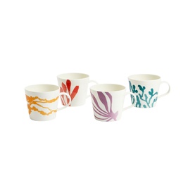 1815 Bright Mixed Pattern Mug 400ml, Set of Four