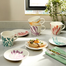 1815 Bright Mixed Pattern Mug 400ml, Set of Four