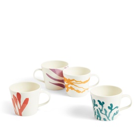 1815 Bright Mixed Pattern Mug 400ml, Set of Four
