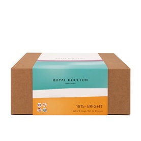 1815 Bright Mixed Pattern Mug 400ml, Set of Four