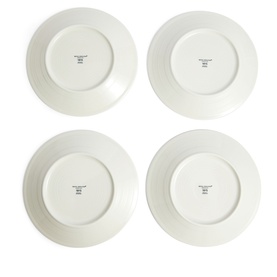 1815 Bright Mixed Pattern Plate 24cm, Set of Four