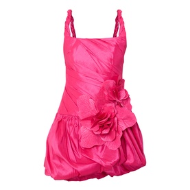 Maxey 3D Floral Gathered Mini Dress