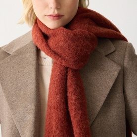 Fringed Knit Scarf