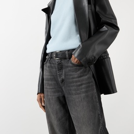 Fritz Mid-Rise Baggy Leg  Jeans