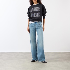 Hugh Mid-Rise Straight Leg Jeans