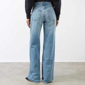 Hugh Mid-Rise Straight Leg Jeans