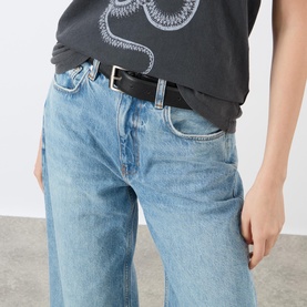 Lewis High-Rise Wide Leg Jeans