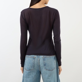 Sylvie Superfine Sheer Top