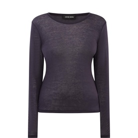 Sylvie Superfine Sheer Top