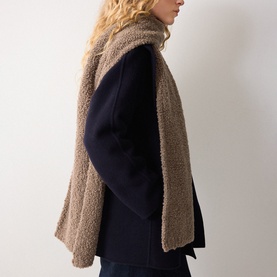 Boucl&eacute; Oblong Scarf
