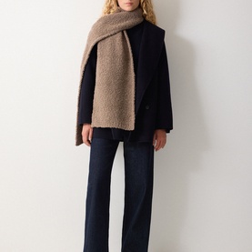 Boucl&eacute; Oblong Scarf