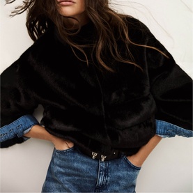 Paros Faux Fur Coat