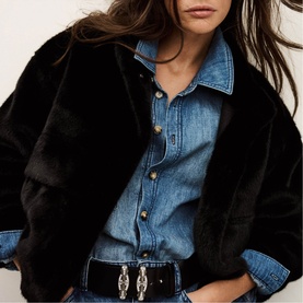 Paros Faux Fur Coat