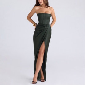 Carelle Strapless Corset Gown