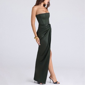 Carelle Strapless Corset Gown