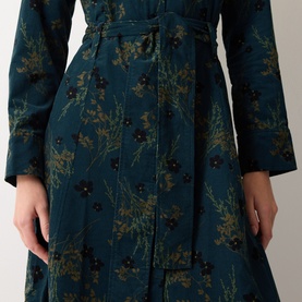 Chinoiserie Baby Cord Shirt Dress