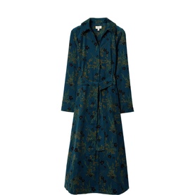 Chinoiserie Baby Cord Shirt Dress