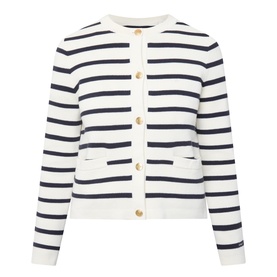 Stripe Knit Cardigan