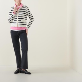 Stripe Knit Cardigan