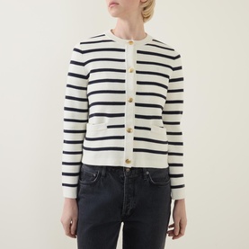 Stripe Knit Cardigan