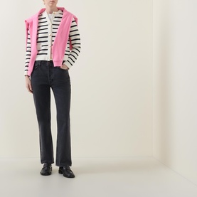 Stripe Knit Cardigan
