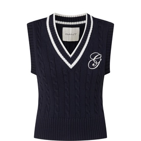 Cable Knit Vest