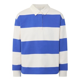 Striped Rugby Polo Shirt