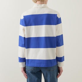 Striped Rugby Polo Shirt