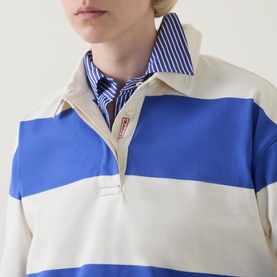 Striped Rugby Polo Shirt