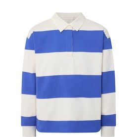 Striped Rugby Polo Shirt