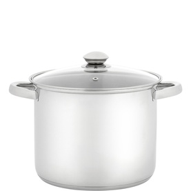 Essentials Glass Lid Stockpot 22cm