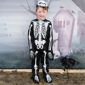 Glow in the Dark Skeleton Three-Piece Set