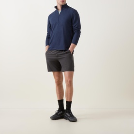 Soft Jersey Half-Zip Sweatshirt