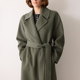Double-Faced Wrap Coat