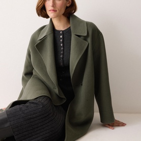 Double-Faced Wrap Coat