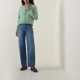 Lucanja Striped Cardigan