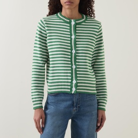 Lucanja Striped Cardigan