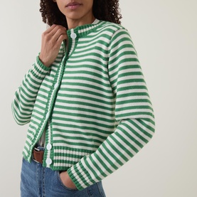 Lucanja Striped Cardigan