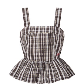 Thalia Check Print Cami