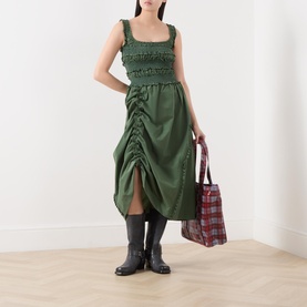 Cynthia Shirred Dress