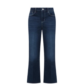 Kendra High-Rise Flared Cropped Jeans