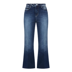 Kendra High-Rise Flared Cropped Jeans